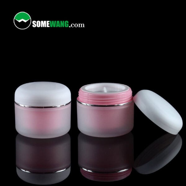 30g 50g 100g Wholesale Custom Bowl Shape Custom Printing Double-Wall Plastic Jar For Skin Care Eye Face Cream Mask Container - Image 5