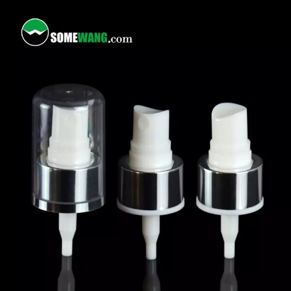 custom color electrical aluminum plastic fine mist pump sprayer with AS cap - Image 2