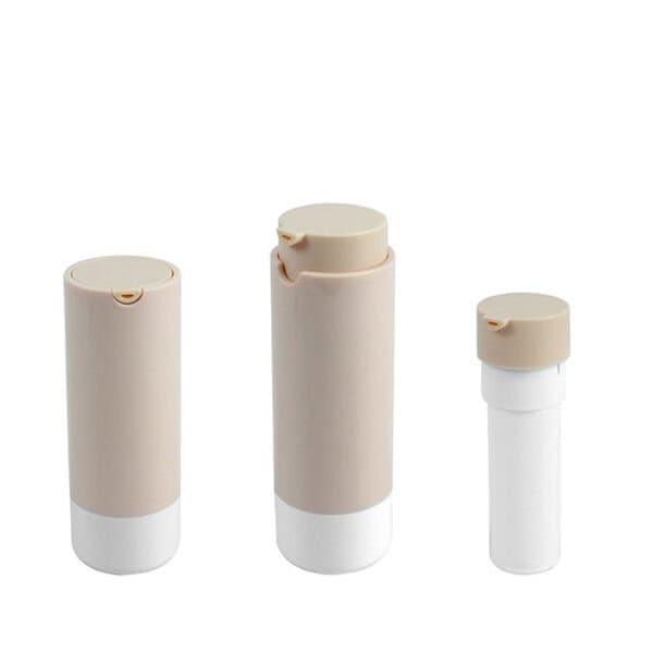 SOMEWANG 50ml Refill Bottle Custom ABS Cream Bottle Cosmetic Replaceable PP Inner Tank Lotion Bottles - Image 2