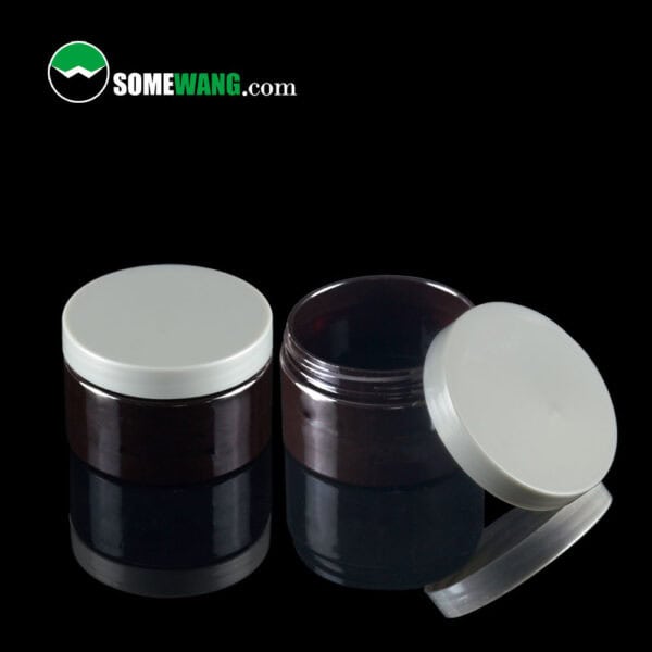 120g 240g Factory Wholesale Custom Printing PET Plastic Cosmetic Jar For Skin Care Eye Face Cream Hair Wax & Clay Container - Image 3