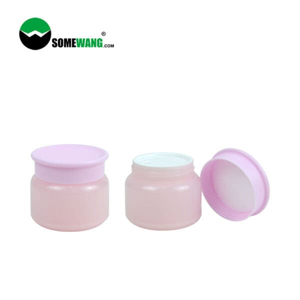 50g 80g Hot Sale Luxury Custom Printing New Design Double-Wall Plastic Cosmetic Cream Jar For Day Eye Face Cream Container - Image 3