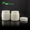 wholesale empty plastic face cream cosmetic eye mask jar with screw lid plastic dual chamber jar - Image 2