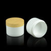 Somewang 250ml recyclable PP Empty Plastic bamboo cap customized jar container lotion cream skincare lip cream hand - Image 6