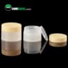 Factory Price Custom Printing Empty Clean Plastic Cosmetic Day Eye Face Cream Jar With Spatula Hair Wax & Clay Container
