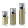 OEM ODM Plastic Cosmetics Packing Black Luxury AS Lotion Airless Pump Bottle PP Container 40ml 60ml Skin Care Cream