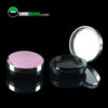 plastic makeup packaging empty loose powder compact jar powder container with combed cotton powder-puff - Image 2
