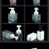 plastic square body lotion bottle face cleanser foaming pump bottle shower gel foam sprayer bottles - Image 6