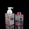 plastic square body lotion bottle face cleanser foaming pump bottle shower gel foam sprayer bottles