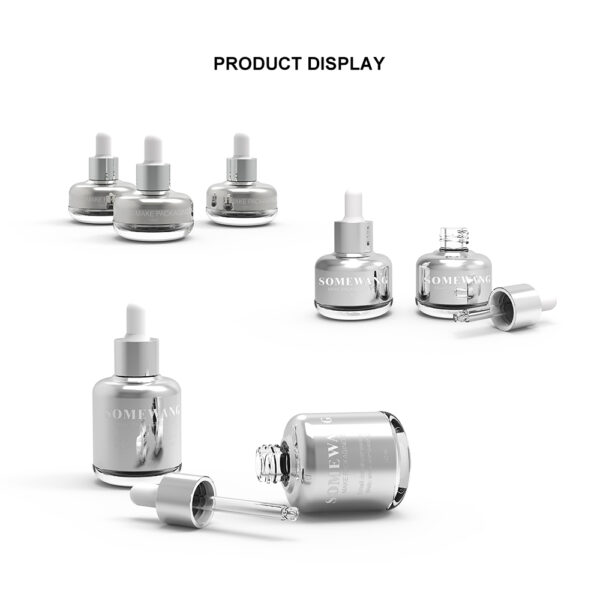 New Design Free Sample Cosmetic Skin Care Essential Oil 15ml 30ml 50ml Empty Glass Dropper Bottles - Image 5