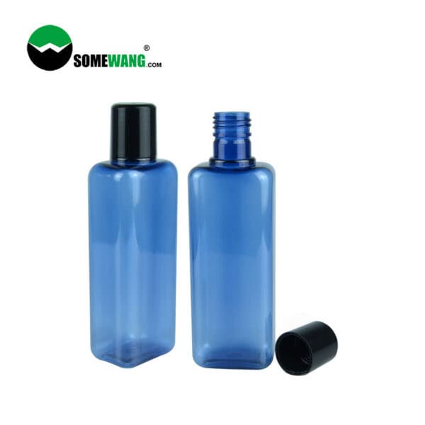 square PET bottle cosmetic packaging shampoo bottle plastic bottles - Image 3