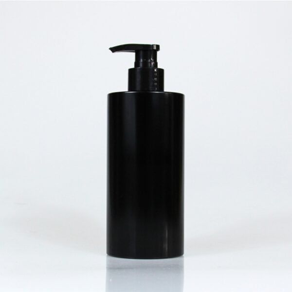 Customized Black empty HDPE plastic cylinder  bottle for shampoo bottle lotion bottle - Image 6