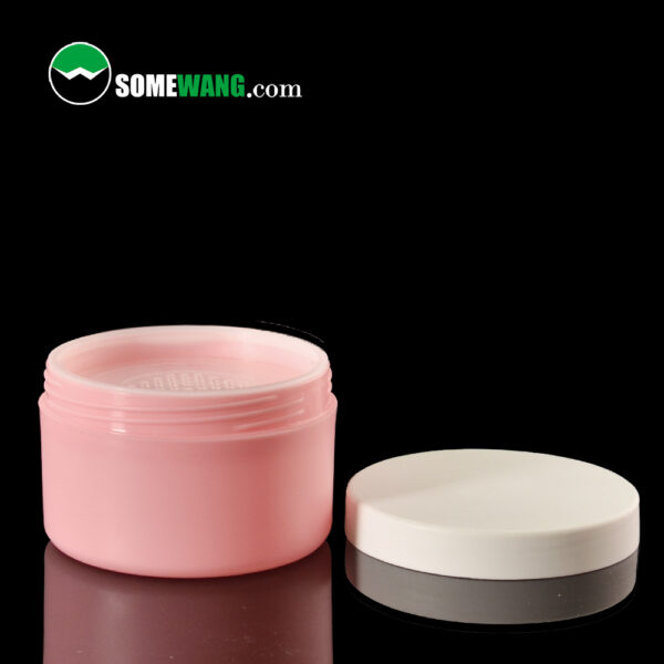 Customizable Cosmetic PP Plastic Jar  100ml Cosmet Loose Powder Jar  For Setting Makeup - Image 5