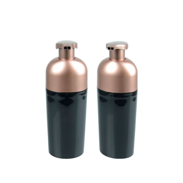 Luxury Hair Applicator Bottle 400ml Unique Double Pump Black Hair Dye Shampoo and Conditioner Bottle decorative Shampoo Pump