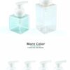 plastic square body lotion bottle face cleanser foaming pump bottle shower gel foam sprayer bottles - Image 5