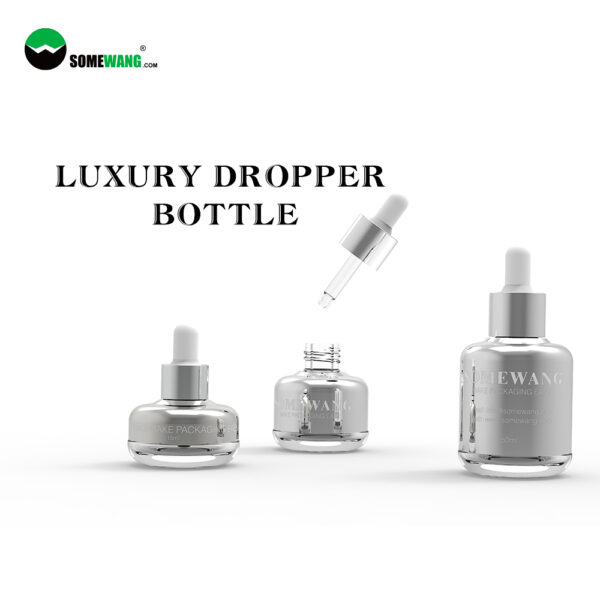 New Design Free Sample Cosmetic Skin Care Essential Oil 15ml 30ml 50ml Empty Glass Dropper Bottles - Image 2