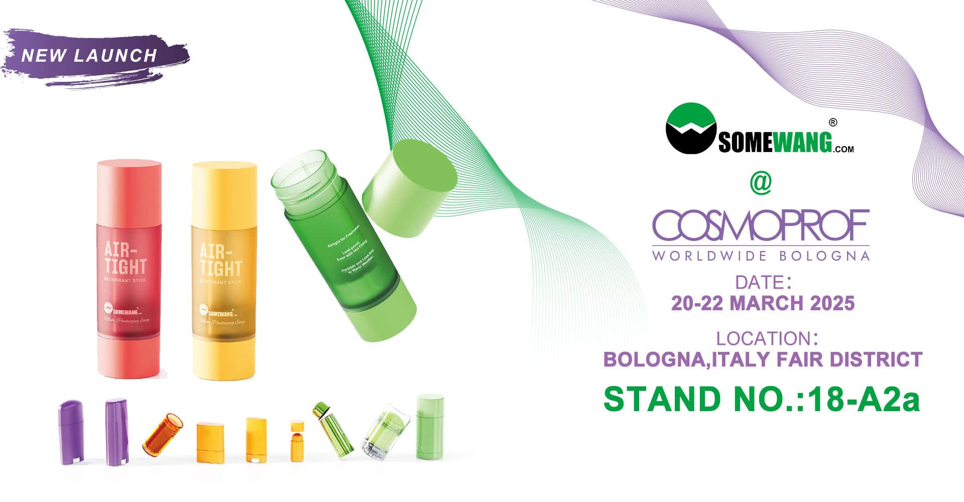 Join us for the Somewang product launch at Cosmoprof Worldwide Bologna, March 20-22, 2025. Find us at Stand 18-A2a, Bologna Fair District.