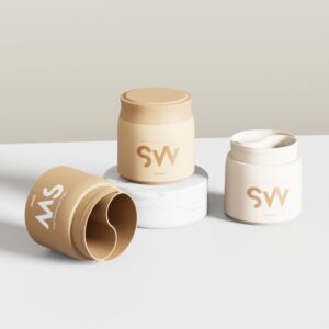 Large Capacity 300G PP Single Layer Cream Jar