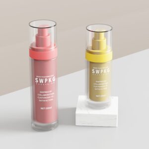 30ml 50ml Glass double layer airless bottle