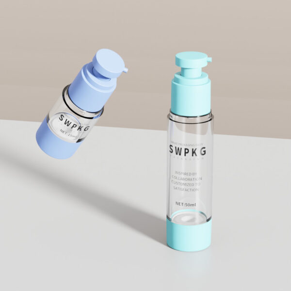 Airless Pump Bottle 15ml 20ml 30ml 50ml  AS Plastic Lotion Cream Bottle for Cosmetic Packaging - Image 3