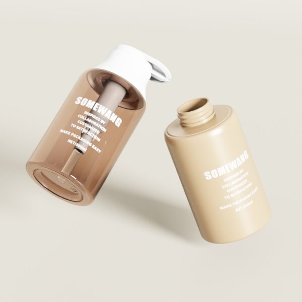 New Arrival Shampoo Bottle 300ML Dispenser Frosted Colorful Plastic Lotion Bottle for Cosmetic Packing - Image 2