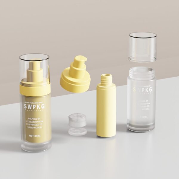 30ml 50ml Glass double layer airless bottle - Image 3