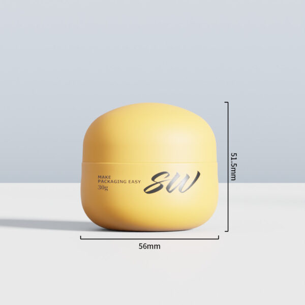 Luxury Wide Mouth Empty 30g Plastic Cream Jar for Face Cream - Image 3