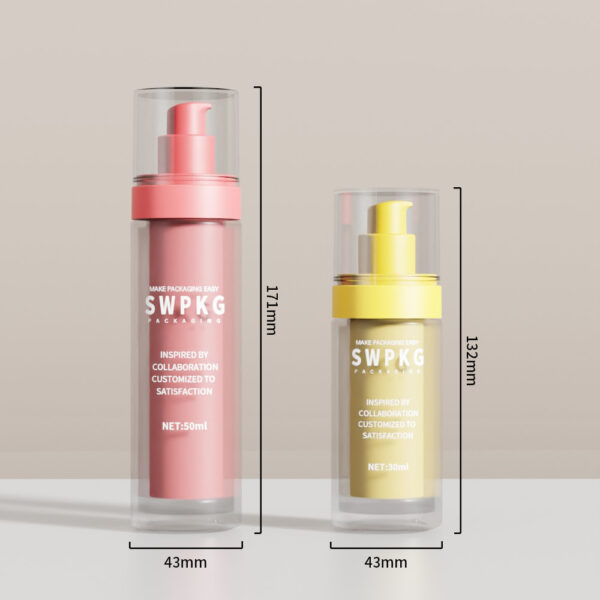 30ml 50ml Glass double layer airless bottle - Image 2