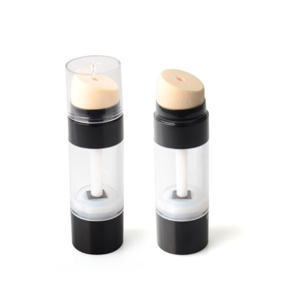 Empty 30ml Liquid Foundation Sunscreen BB Cream  Bottle Tube With Air Cushion Sponge Applicator