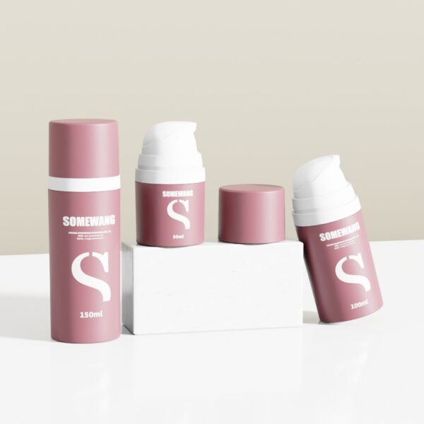 Airless Pump Bottle 50ml 100ml 150ml PP Plastic Lotion Cream Bottle for Cosmetic Packaging