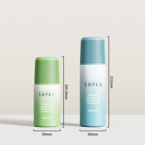 Packaging 60ml 90ml White Plastic Roll Bottle Good Qualityfor Skin Care Serum Perfume Oil Deodorant - Image 3