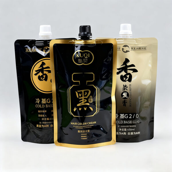 Custom Reusable Plastic Cosmetic Packaging Sample Gel Spout Pouch Tiny Bag