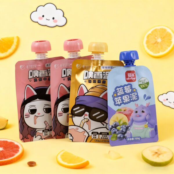 Customized Portable PE Plastic Spray Bag for Face Cream and Sunscreen Pouch