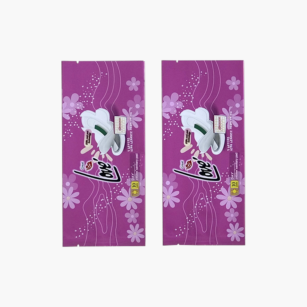 Soft Contact Sanitary pad  Plastic Packaging Bag - Image 2