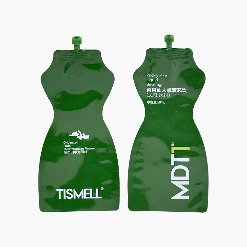 Custom Plastic Fashion Design Special Shape Skin Liquid Packaging Bag Cosmetic Spout Pouch Doypack for Sunscreen Cream Packaging - Image 2