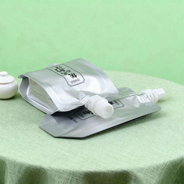 Factory Custom Printing Reusable 50ml 250ml Milk Yogurt Food Grade Plastic Packing Spout Pouch