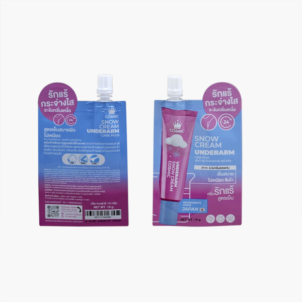 Small Sachet 3g 5g 5ml 10ml Cosmetic Makeup Packaging Spout Pouch Bag with Brush for Lipgloss Mascara Facial Mask Mud Essences