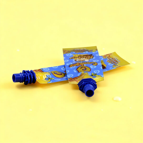 Wholesale Custom Printed Liquid Fruit Juice Honey Drinking Baby Food Stand up Spout Pouch Packaging Bag