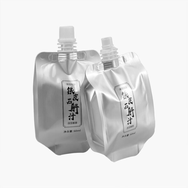 Factory Custom Printing Reusable 50ml 250ml Milk Yogurt Food Grade Plastic Packing Spout Pouch