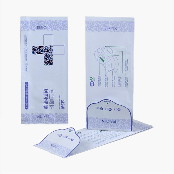 Soft Contact Sanitary pad  Plastic Packaging Bag