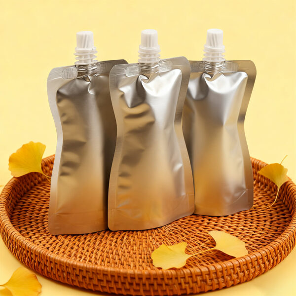 Custom Food Grade Aluminum Foil Liquid Spout Pouch Beverage Drink Juice Stand up Packaging Bags