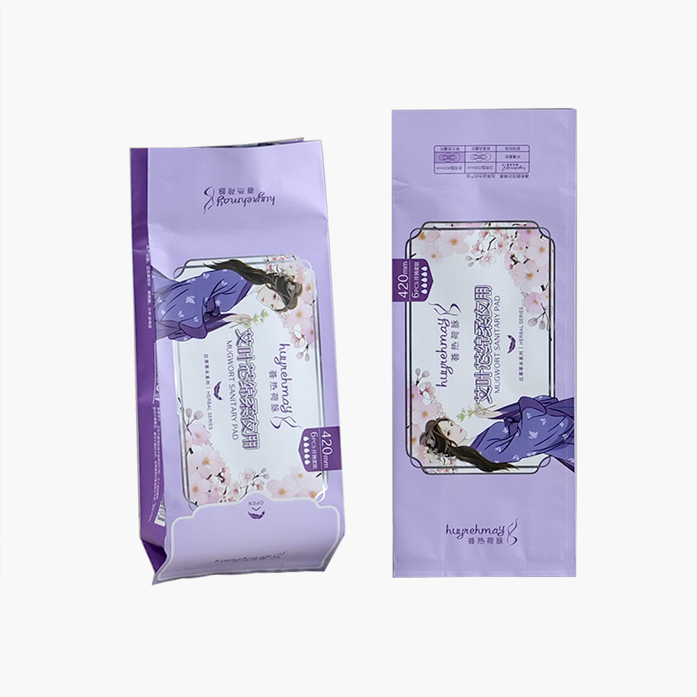 Soft Contact Sanitary pad  Plastic Packaging Bag