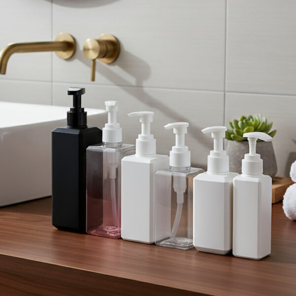 250ml 300ml 400ml 500ml PETG square shape bottle (Copy)