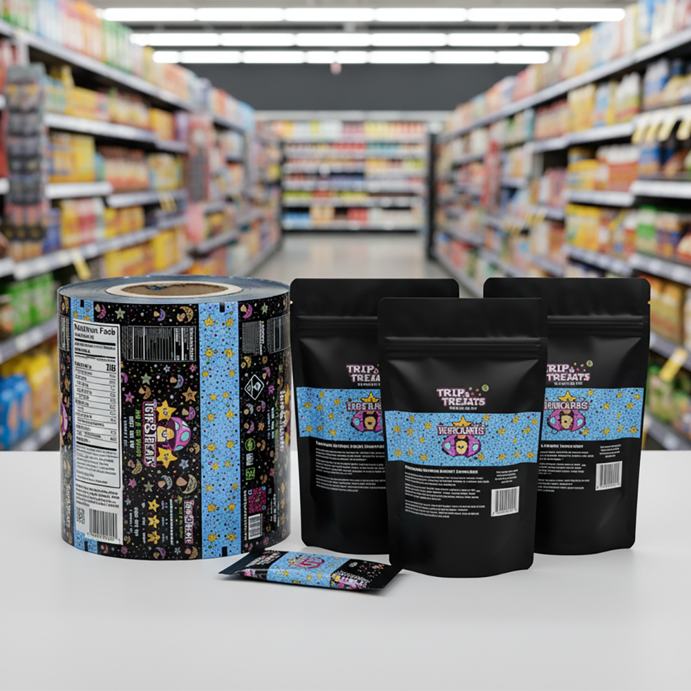 Transparent High Clarity Roll Film for Automatic Packaging Machine Chocolate Display Packaging Food Wrapping Material