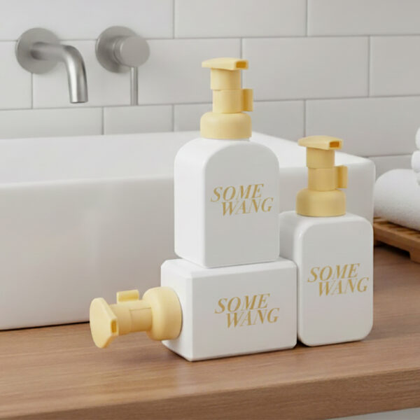 300ml Foam Square Shape Bottle with different shape