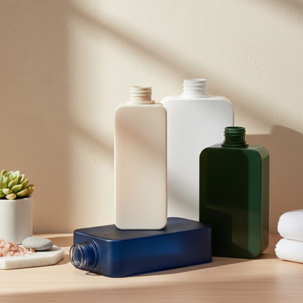 200/300/380ml PETG square shape bottle