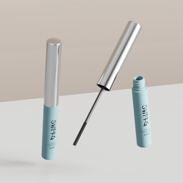 4.6ml PET Customized Cylinder Mascara Container Empty Mascara Bottle Recyclable Mascara Wand Tube