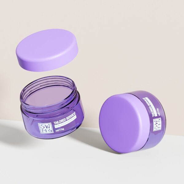 5G/5ML (0.18 oz) Plastic Clear Cosmetic Sample Jars