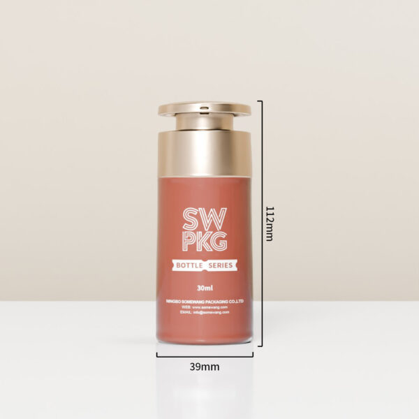 30ml 50ml Airless Pump Bottle AS Vacuum Cosmetic Lotion Cream Bottles Packaging