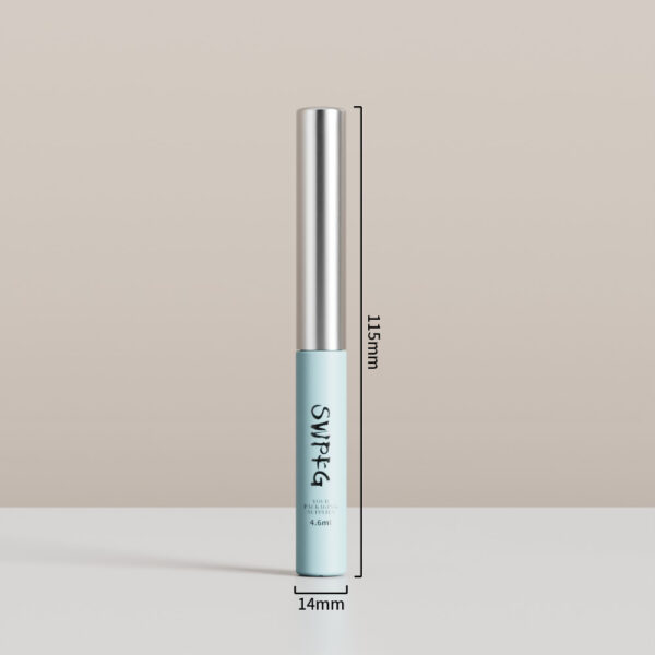 4.6ml PET Customized Cylinder Mascara Container Empty Mascara Bottle Recyclable Mascara Wand Tube