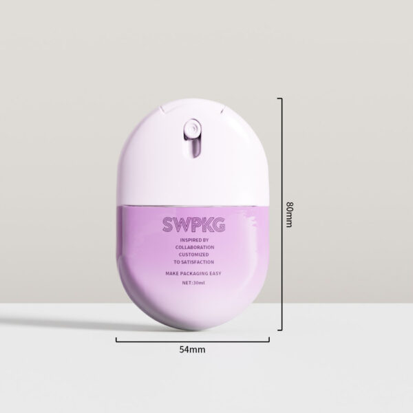 Customized logo Cosmetic Packaging Bottle 30 ml Empty Hair Spray Mini Perfume Skincare Pet Plastic Spray Bottle